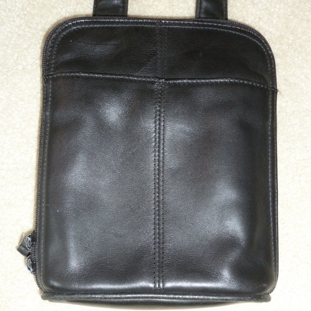 Leather Purse/ shoulder bag, J. Jill Black, like n